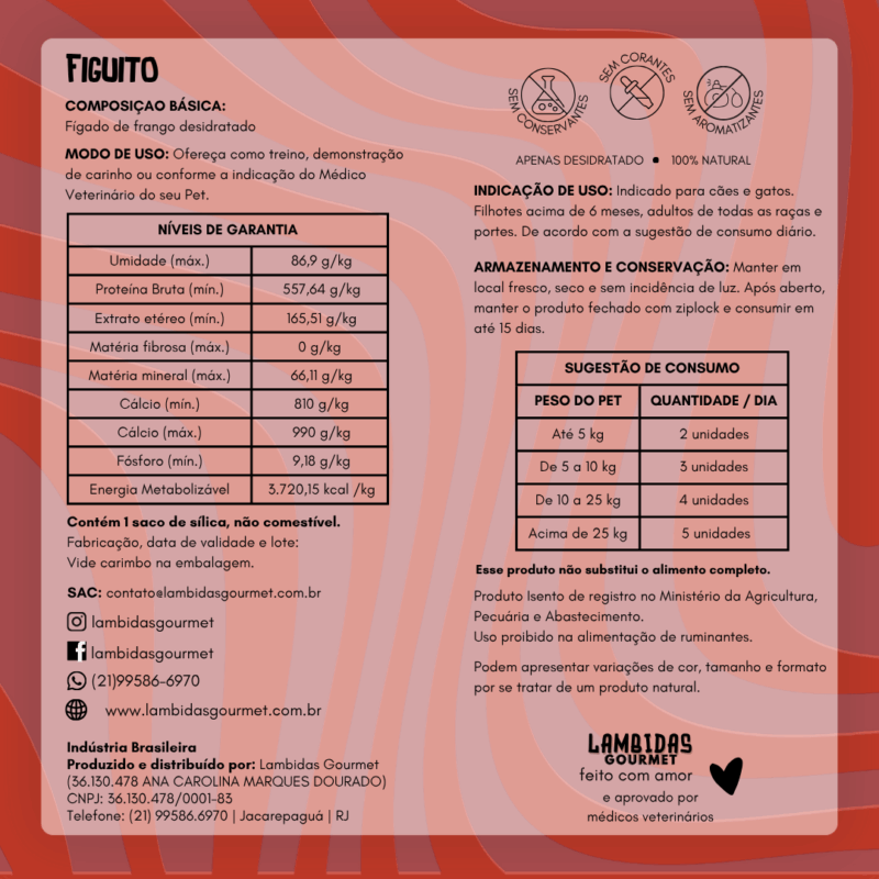 Fígado de frango desidratado 60g - Image 4